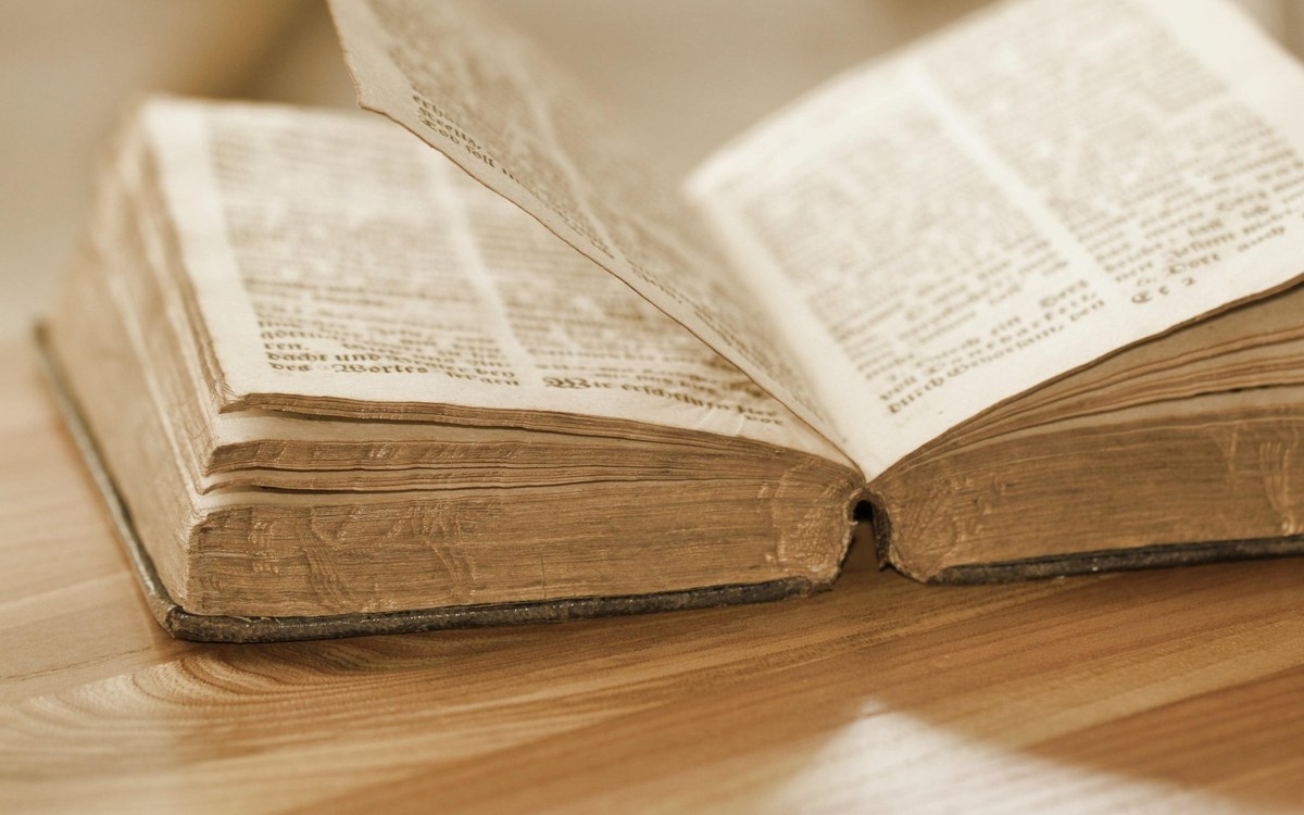 Open Bible representing the reliability of Scripture