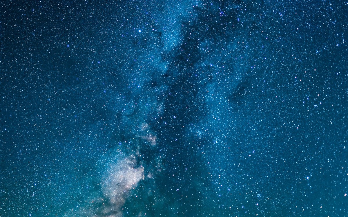 Stars and galaxy showing the order and beauty of creation